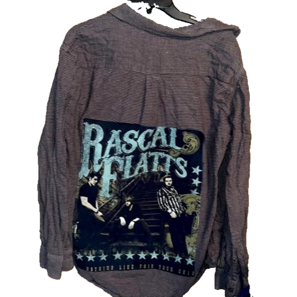 Upcycled rascal flatts flannel